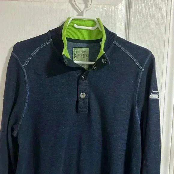 Tommy Bahama Seattle Seahawks Pullover 100% Cotton Sweater Size Small EUC - Picture 11 of 11